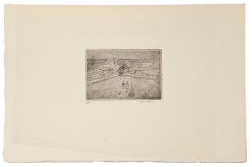 ets van de Belgische etser Henri Victor Wolvens