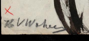 Tekeningen, naissance de Jean Tierri (voor en achterzijde)