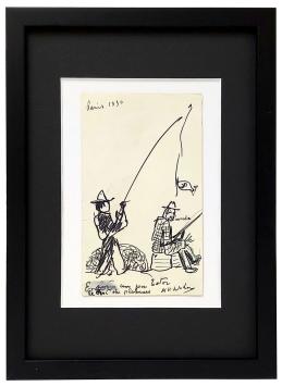 Tekening van de Belgische artiest Henri Victor Wolvens