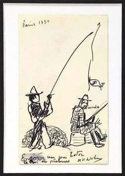 Tekening getekend door Henri Victor Wolvens