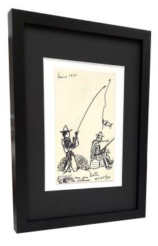 Visser aan de Seine te Parijs