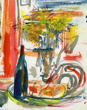 Kunstwerk op papier van Wolvens kopen