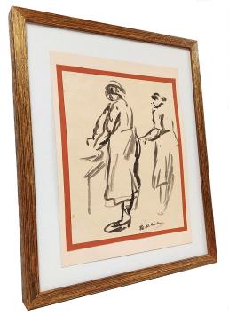 Staande vrouw