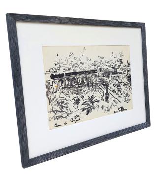 Tekening, Het treinviaduct