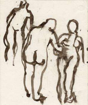 Kunstwerk op papier van Wolvens kopen