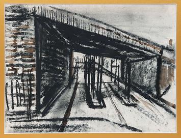 De brug getekend door Henri Victor Wolvens