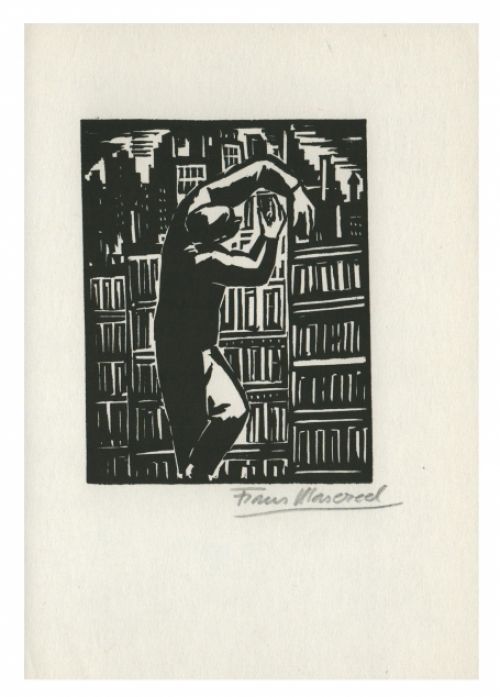 Houtsnede van Frans Masereel uit L\'oeuvre