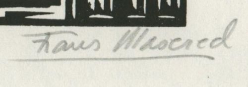 Acheter gravure sur bois de Frans Masereel