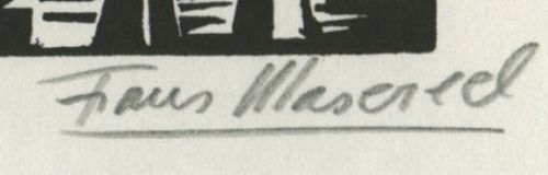 Acheter gravure sur bois de Frans Masereel