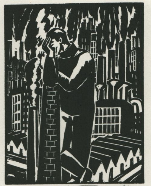 Houtsnede van Frans Masereel kopen