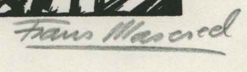 Acheter gravure sur bois de Frans Masereel