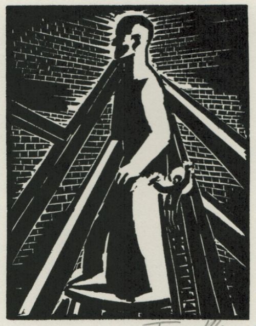 Houtsnede van Frans Masereel uit L\'oeuvre