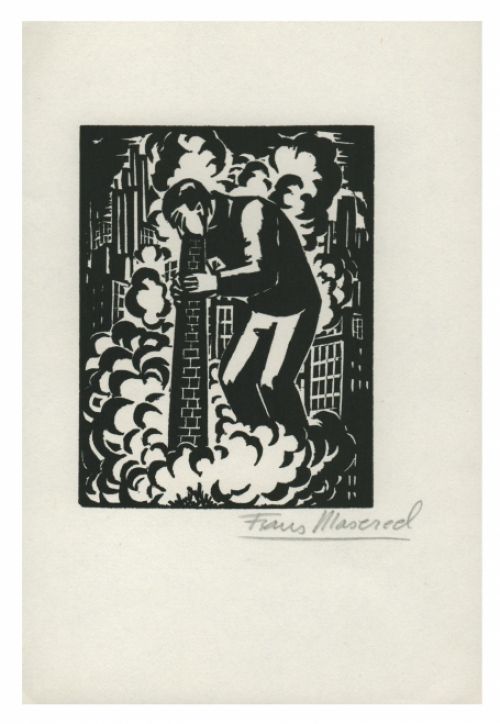 Houtsnede van Frans Masereel uit L'oeuvre