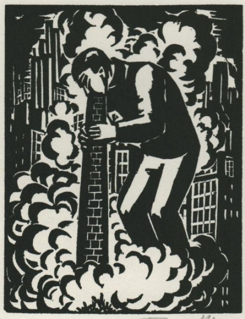 Houtsnede van Frans Masereel kopen