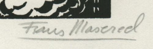 Acheter gravure sur bois de Frans Masereel