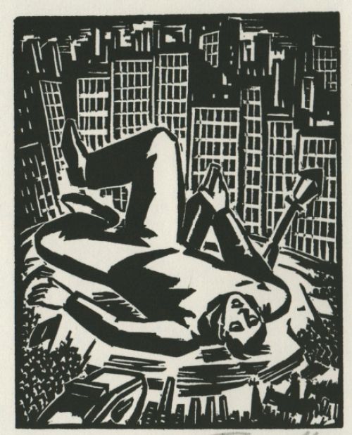 Houtsnede van Frans Masereel kopen