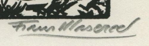 Woodcut Frans Masereel uit l'oeuvre 1928