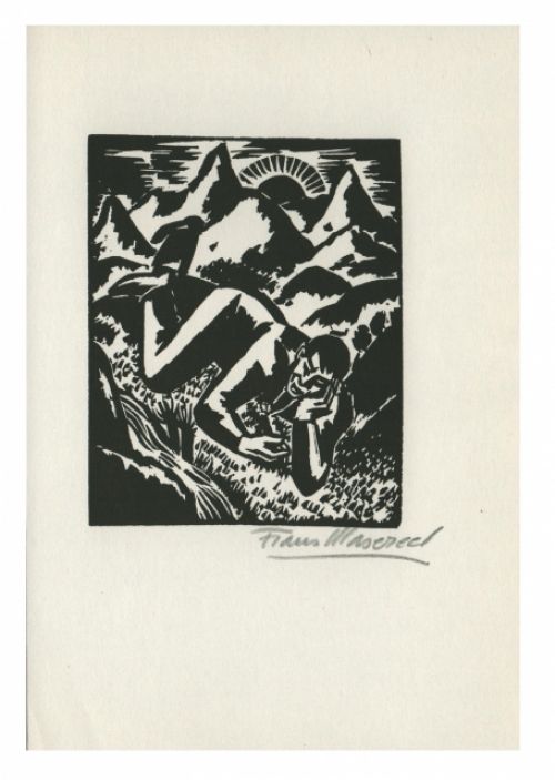 Houtsnede van Frans Masereel uit L'oeuvre