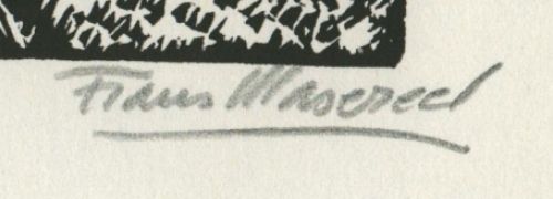 Acheter gravure sur bois de Frans Masereel