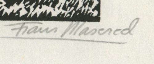 Acheter gravure sur bois de Frans Masereel