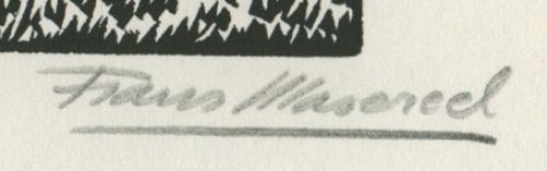Acheter gravure sur bois de Frans Masereel