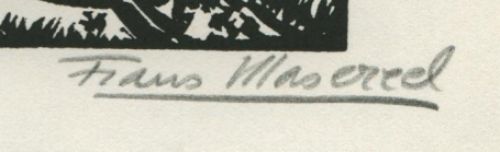 Acheter gravure sur bois de Frans Masereel