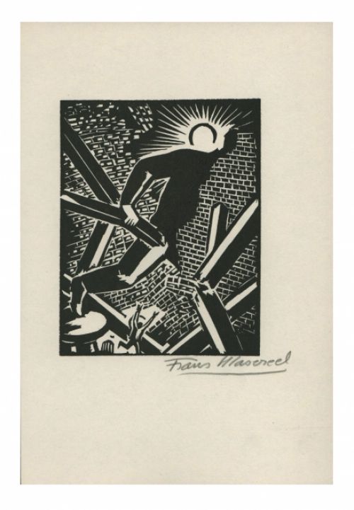Houtsnede van Frans Masereel uit L'oeuvre