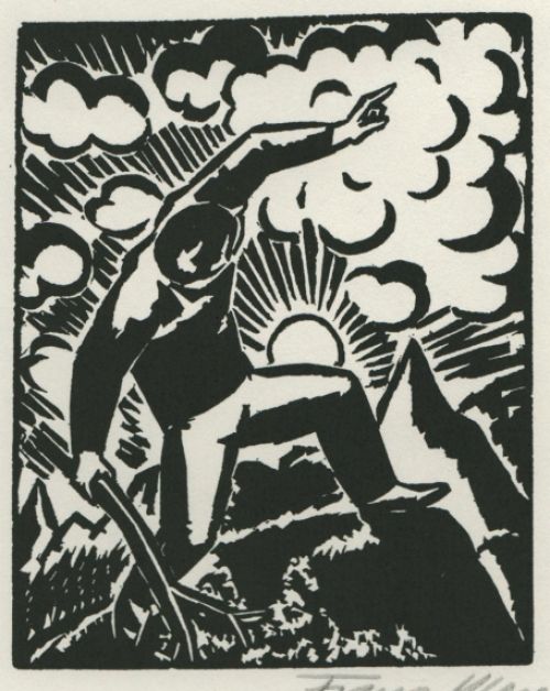 Houtsnede van Frans Masereel kopen