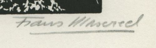 Acheter gravure sur bois de Frans Masereel