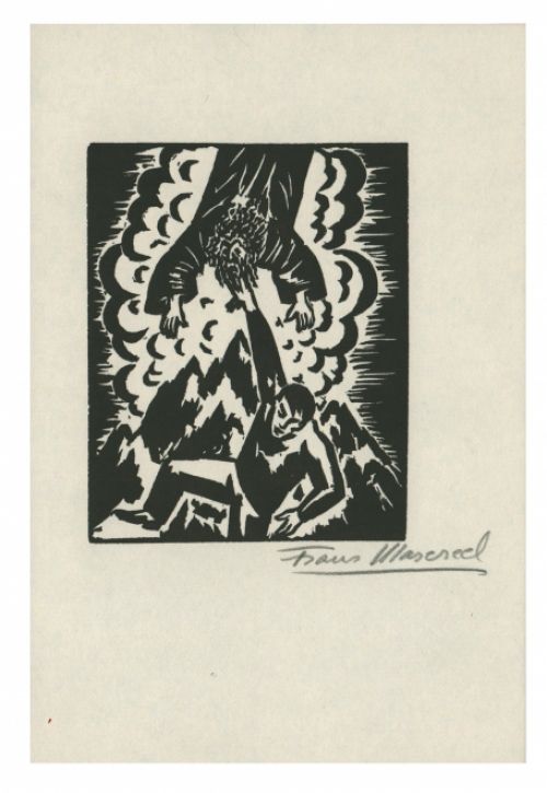 Houtsnede van Frans Masereel uit L'oeuvre