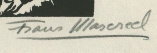 Acheter gravure sur bois de Frans Masereel