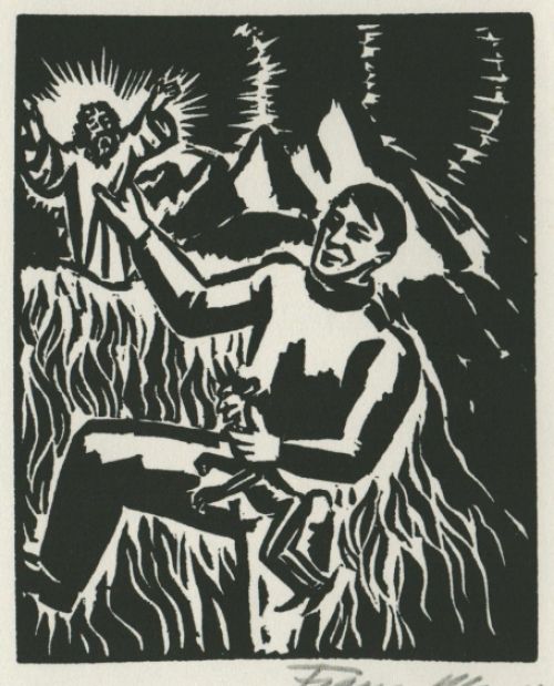 Houtsnede van Frans Masereel kopen