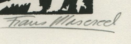 Acheter gravure sur bois de Frans Masereel