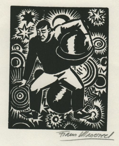 Woodcut by Belgian artist Frans Masereel from the work l\'oeuvre from 1928