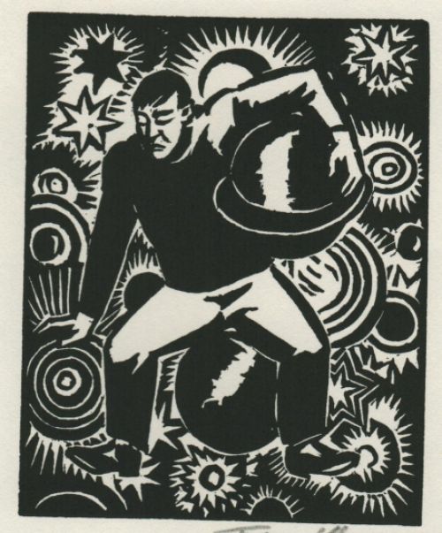Houtgravure Masereel nummer 59 van de 60