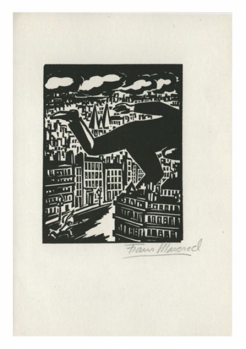 Houtsnede van Frans Masereel uit L'oeuvre