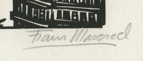 Woodcut Frans Masereel de L'oeuvre
