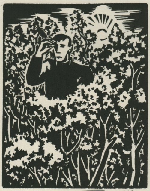 Houtsnede van Frans Masereel uit L'oeuvre