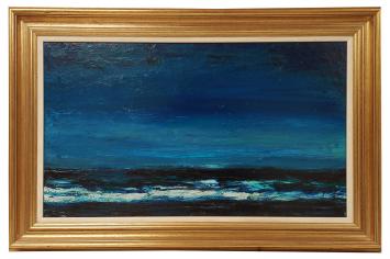 De Noordzee geschilderd door Walter Theunynck