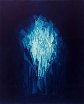 Belgische graficus met een gesigneerde ets