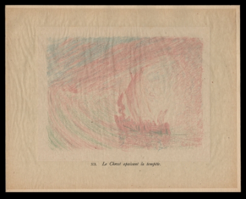 XII. Le Christ apaisant la tempête van James Ensor