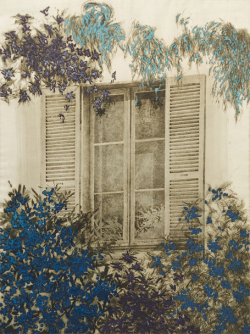 Mezzotint, ets met aquatint van Yannick Ballif