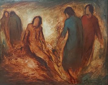 Religieus schilderij van Eugeen Yoors kopen