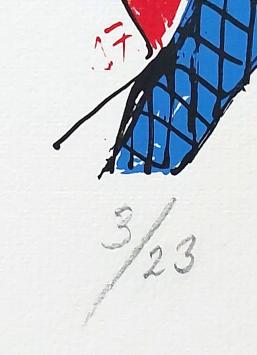 Ysbrant van Wijngaarden kleurenlitho