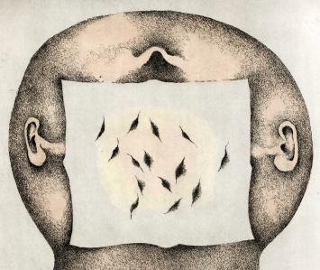 Surrealistisch werk van Yves Rhayé kopen