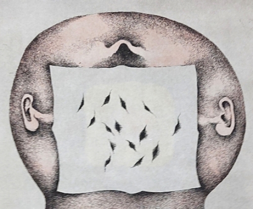 Surrealistisch werk van Yves Rhayé kopen
