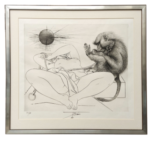 Kunstwerk van de Franse kunstenaar Pierre-Yves Trémois