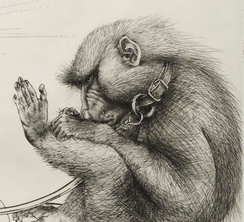 De Franse kunstenaar Pierre-Yves Trémois