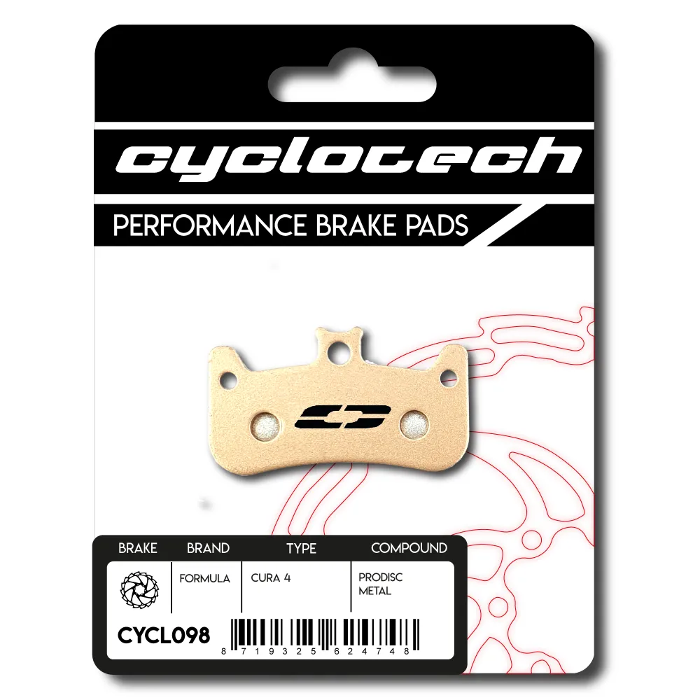 Formula Cura 4 Sinter Bremsbeläge, Cyclotech Prodisc Metal