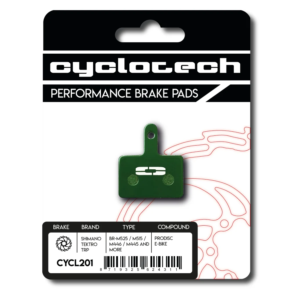 Cyclotech Prodisc E-Bike Bremsbeläge für ST1, ST2 und Hinterradbremse ST3
